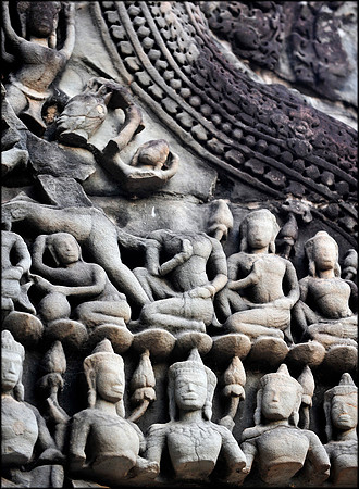 Detail on Northern Wall Angkor Wat