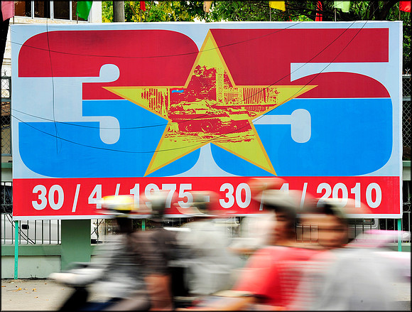 Liberation Poster on Dien Bien Phu St