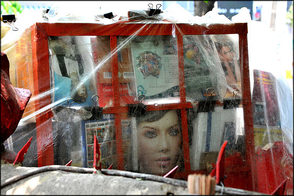 Magazine Stand Near Duc Memorial