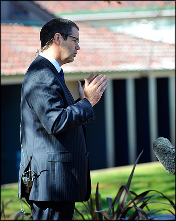 Conroy live cross to Sky News