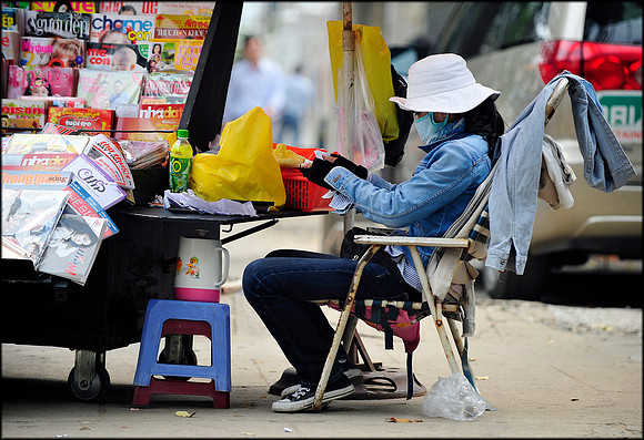 News Stand Girl