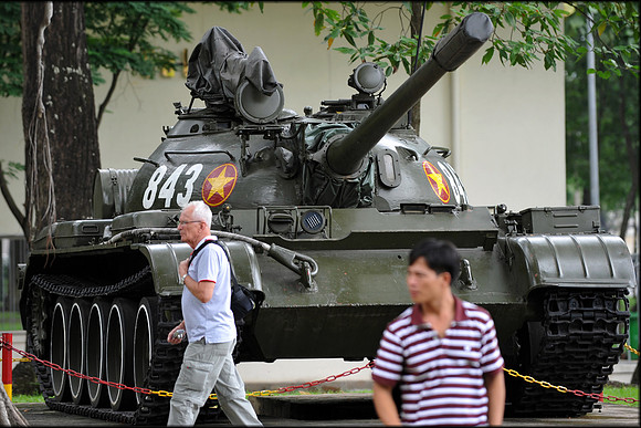 Tank in Palace Grounds