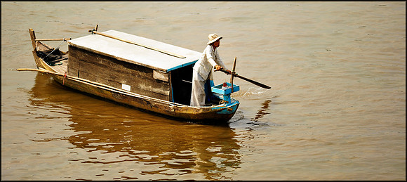 Boat on Saigon River #2