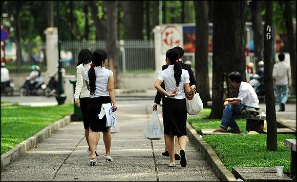 Workers at Lunchtime