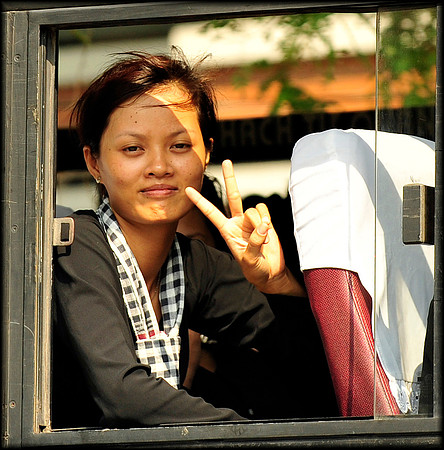 Cu Chi Girl Leaving