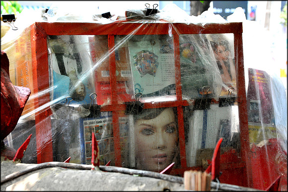 Magazine Stand Near Duc Memorial