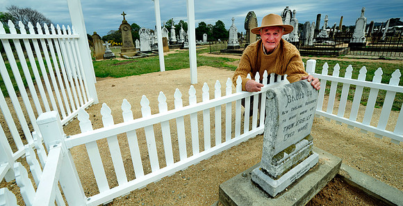 Bushranger Captain Thunderbolt decendant Barry Sinclair for The Daily Telegraph 2