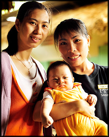 Mum and Friend with Baby