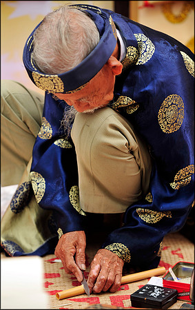 Tet Celebrations Calligraphy Artist