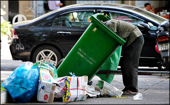 Scavenging near Notre Dame