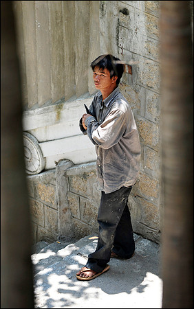 One Armed Fisherman at Nha Trang Temple