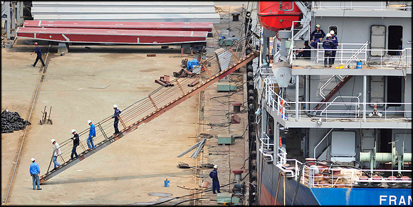 Shipyard from Phu My Hung Bridge